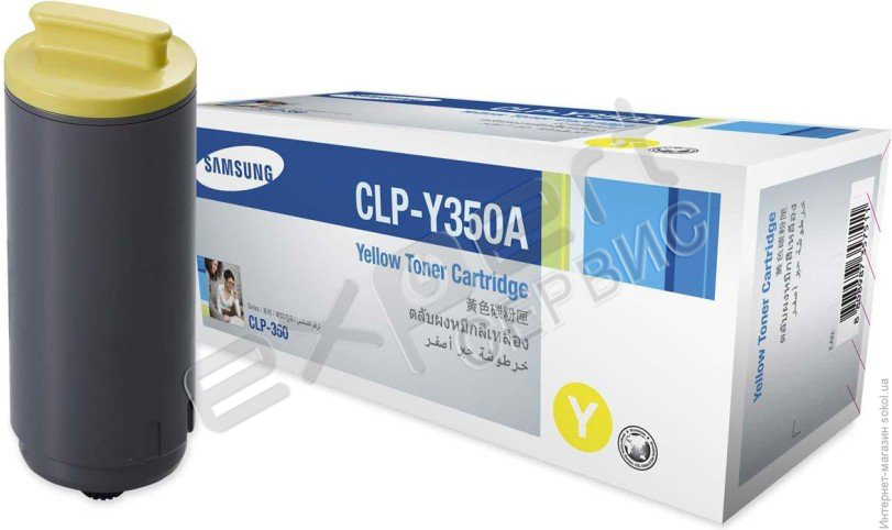 Заправка картриджа Samsung CLP-Y350A Yellow